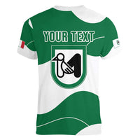 Personalized Italy Marche Women V-Neck T-Shirt Flag Style LT19