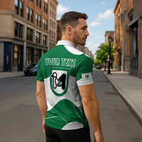 Personalized Italy Marche Zipper Polo Shirt Flag Style LT19