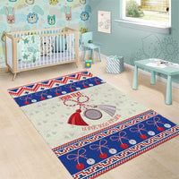Personalized Moldova Christmas Area Rug Martisor Moldova Traditional - Wonder Print Shop