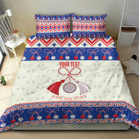Personalized Moldova Christmas Bedding Set Martisor Moldova Traditional - Wonder Print Shop