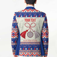 Personalized Moldova Christmas Blazer Martisor Moldova Traditional - Wonder Print Shop