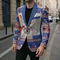 Personalized Moldova Christmas Blazer Martisor Moldova Traditional - Wonder Print Shop