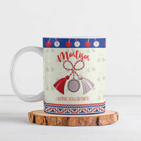 Personalized Moldova Christmas Ceramic Mug Martisor Moldova Traditional - Wonder Print Shop