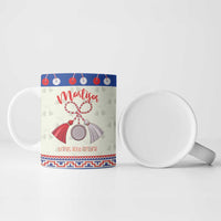 Personalized Moldova Christmas Ceramic Mug Martisor Moldova Traditional - Wonder Print Shop