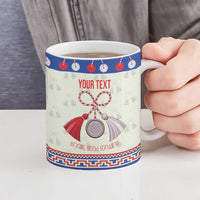 Personalized Moldova Christmas Ceramic Mug Martisor Moldova Traditional - Wonder Print Shop
