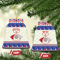 Personalized Moldova Christmas Ceramic Ornament Martisor Moldova Traditional - Wonder Print Shop