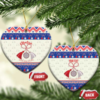 Personalized Moldova Christmas Ceramic Ornament Martisor Moldova Traditional - Wonder Print Shop