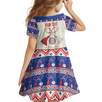 Personalized Moldova Christmas Family Matching Long Sleeve Bodycon Dress and Hawaiian Shirt Martisor Moldova Traditional - Wonder Print Shop