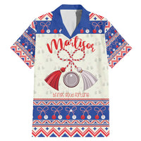 Personalized Moldova Christmas Family Matching Mermaid Dress and Hawaiian Shirt Martisor Moldova Traditional - Wonder Print Shop