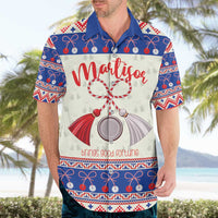 Personalized Moldova Christmas Hawaiian Shirt Martisor Moldova Traditional - Wonder Print Shop