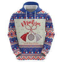 Personalized Moldova Christmas Hoodie Martisor Moldova Traditional - Wonder Print Shop