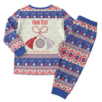 Personalized Moldova Christmas Pajama Set Martisor Moldova Traditional - Wonder Print Shop