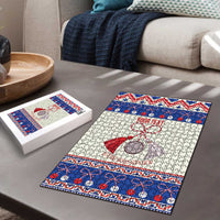 Personalized Moldova Christmas Puzzle Martisor Moldova Traditional - Wonder Print Shop