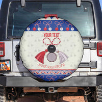 Personalized Moldova Christmas Spare Tire Cover Martisor Moldova Traditional - Wonder Print Shop