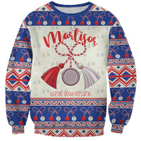 Personalized Moldova Christmas Sweatshirt Martisor Moldova Traditional - Wonder Print Shop