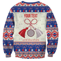 Personalized Moldova Christmas Sweatshirt Martisor Moldova Traditional - Wonder Print Shop