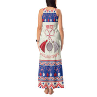 Personalized Moldova Christmas Tank Maxi Dress Martisor Moldova Traditional - Wonder Print Shop