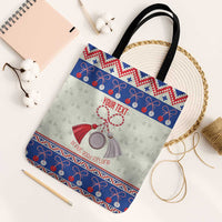 Personalized Moldova Christmas Tote Bag Martisor Moldova Traditional - Wonder Print Shop