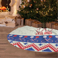 Personalized Moldova Christmas Tree Skirt Martisor Moldova Traditional - Wonder Print Shop