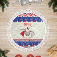 Personalized Moldova Christmas Tree Skirt Martisor Moldova Traditional - Wonder Print Shop