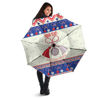 Personalized Moldova Christmas Umbrella Martisor Moldova Traditional - Wonder Print Shop