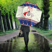Personalized Moldova Christmas Umbrella Martisor Moldova Traditional - Wonder Print Shop
