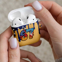 American Flag Ice Cream Drip AirPods Case 67 Meme Gen Alpha Slang Tee - Wonder Print Shop