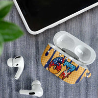 American Flag Ice Cream Drip AirPods Case 67 Meme Gen Alpha Slang Tee - Wonder Print Shop