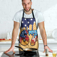 American Flag Ice Cream Drip Apron 67 Meme Gen Alpha Slang Tee - Wonder Print Shop