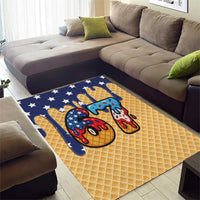 American Flag Ice Cream Drip Area Rug 67 Meme Gen Alpha Slang Tee - Wonder Print Shop