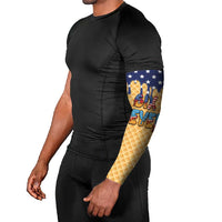 American Flag Ice Cream Drip Arm Sleeves 67 Meme Gen Alpha Slang Tee - Wonder Print Shop