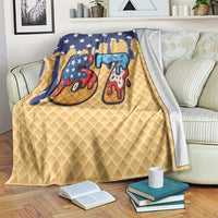 American Flag Ice Cream Drip Blanket 67 Meme Gen Alpha Slang Tee - Wonder Print Shop