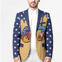 American Flag Ice Cream Drip Blazer 67 Meme Gen Alpha Slang Tee - Wonder Print Shop