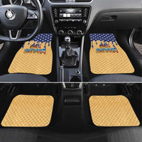 American Flag Ice Cream Drip Car Mats 67 Meme Gen Alpha Slang Tee - Wonder Print Shop