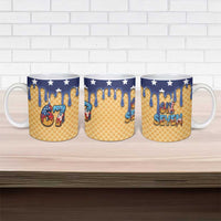 American Flag Ice Cream Drip Ceramic Mug 67 Meme Gen Alpha Slang Tee - Wonder Print Shop