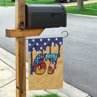 American Flag Ice Cream Drip Garden Flag 67 Meme Gen Alpha Slang Tee - Wonder Print Shop