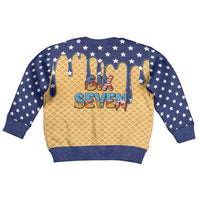 American Flag Ice Cream Drip Kid Ugly Christmas Sweater 67 Meme Gen Alpha Slang Tee - Wonder Print Shop