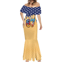 American Flag Ice Cream Drip Mermaid Dress 67 Meme Gen Alpha Slang Tee - Wonder Print Shop