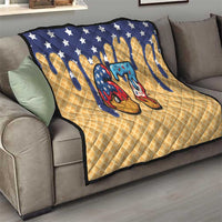 American Flag Ice Cream Drip Quilt 67 Meme Gen Alpha Slang Tee - Wonder Print Shop