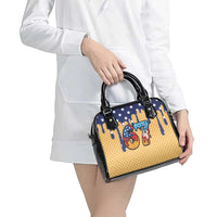 American Flag Ice Cream Drip Shoulder Handbag 67 Meme Gen Alpha Slang Tee - Wonder Print Shop