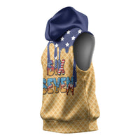 American Flag Ice Cream Drip Sleeveless Hoodie 67 Meme Gen Alpha Slang Tee - Wonder Print Shop
