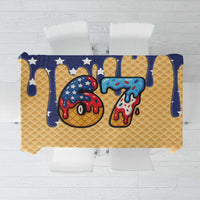 American Flag Ice Cream Drip Tablecloth 67 Meme Gen Alpha Slang Tee - Wonder Print Shop