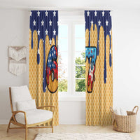 American Flag Ice Cream Drip Window Curtain 67 Meme Gen Alpha Slang Tee - Wonder Print Shop