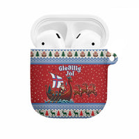 Faroe Islands Viking Santa Christmas AirPods Case Funny Reindeer Norse Xmas - Wonder Print Shop