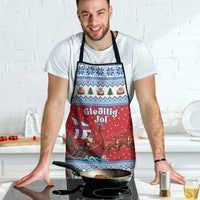 Faroe Islands Viking Santa Christmas Apron Funny Reindeer Norse Xmas - Wonder Print Shop