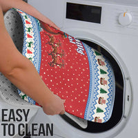 Faroe Islands Viking Santa Christmas Bathroom Set Funny Reindeer Norse Xmas - Wonder Print Shop