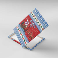 Faroe Islands Viking Santa Christmas Canvas Wall Art Funny Reindeer Norse Xmas - Wonder Print Shop