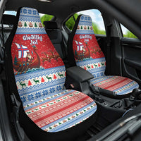 Faroe Islands Viking Santa Christmas Car Seat Cover Funny Reindeer Norse Xmas - Wonder Print Shop