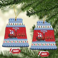 Faroe Islands Viking Santa Christmas Ceramic Ornament Funny Reindeer Norse Xmas - Wonder Print Shop