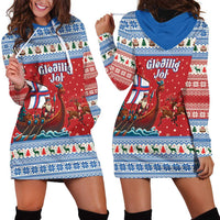 Faroe Islands Viking Santa Christmas Hoodie Dress Funny Reindeer Norse Xmas - Wonder Print Shop